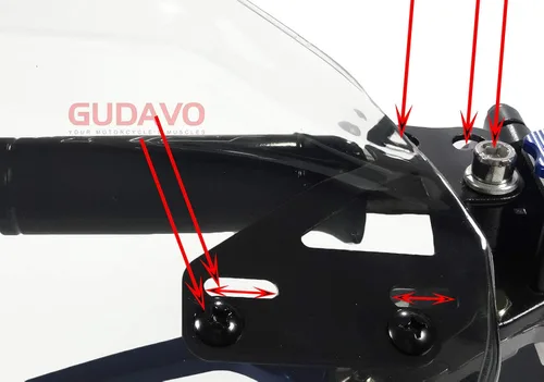 Miniatura 4 de Protectores de mano universales para motocicleta, deflectores de parabrisas, 1 par de protectores de manos ajustables para el viento y el frío