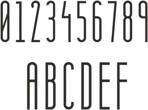Miniatura 16 de Números de puerta para casa/apartamento, buzón de 4 pulgadas, letras autoadhesivas negras (0, estilo A)