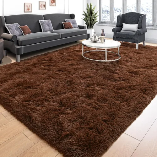 Miniatura 31 de Tepook Alfombras súper suaves y esponjosas para sala de estar, alfombras de área de 8 x 10 pies para dormitorio, alfombra moderna peluda, alfombras