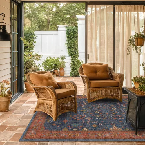 Miniatura 243 de Alfombra Boho Negra para Sala de Estar - Alfombra de Área Lavable de 10x14 Pies, Alfombras de Comedor para Debajo de la Mesa, Alfombra Suave de Pelo