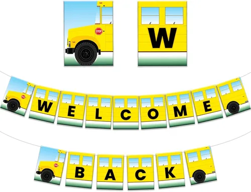 Miniatura 6 de KatchOn, Back to School Banner - 10 Feet- Pack of 1 Back to School Backdrop First Day of School Banner Welcome Back Bulletin Board Welcome