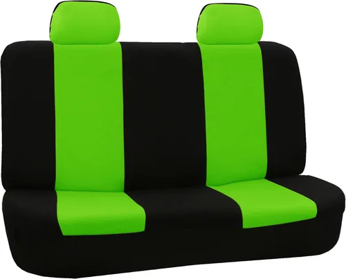 Miniatura 37 de FH Group - Juego de fundas de asientos para automóvil, de tela beige, para SUV, sedán y camioneta, para asientos de respaldo bajo con reposacabezas