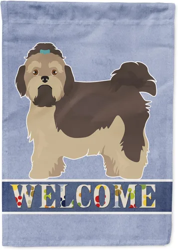 Miniatura 55 de Caroline's Treasures CK3647CHF - Bandera de bienvenida con diseño de bulldog francés, manga grande, para porche, para colgar en la pared, poliéster