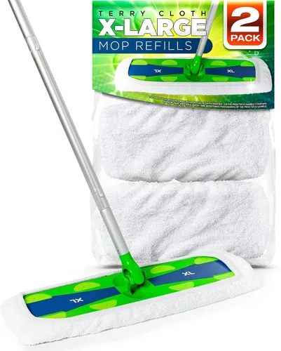 Miniatura 12 de VanDuck Almohadillas para trapeador de polvo XL compatibles con Swiffer XL (paquete de 2) – Recambios de almohadillas secas extra grandes – Fundas