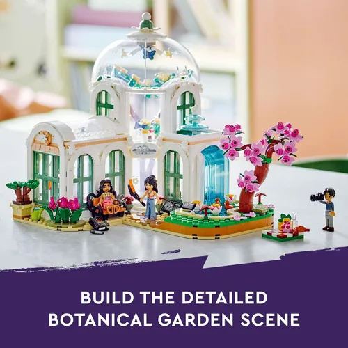 Miniatura 3 de LEGO Friends - Juego de juguetes de construcción de jardín botánico, un proyecto creativo para mayores de 12 años, construye y muestra una escena