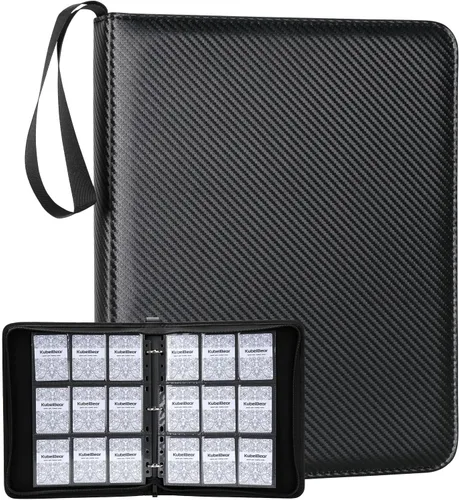 Carpeta de tarjetas – Capacidad 720, tarjetero con cremallera para MTG, tarjetas deportivas y coleccionables – Almacenamiento sin ácidos, duradero y
