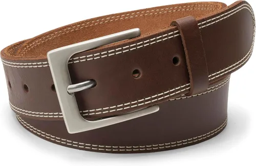 Miniatura 13 de Hide & Drink, Cinturón de cuero de grano completo de doble hilera para hombre, estilo occidental, accesorio casual de vaquero, hecho a mano