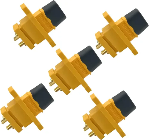 Miniatura 2 de 5 pares XT60E-F enchufe hembra XT60h XT60 XT60 macho bala conector de cable enchufe para RC FPV Lipo batería RC Quadcopter (5 pares XT60E-F)