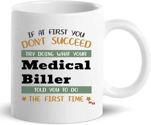 Taza de café médica Biller - Regalo divertido para hombres y mujeres - 11 onzas tazas camiseta LX19ZR