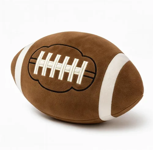 CatchStar Almohada de felpa de fútbol para niños: suave doble costura 1000+ tiro probado juguete de peluche duradero - Regalos de juego en