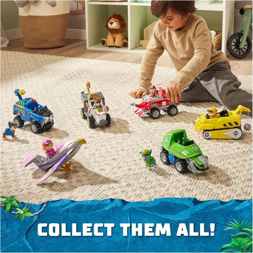 Miniatura 5 de Paw Patrol Jungle Pups, vehículo Chase Tiger, camión de juguete con figura de acción coleccionable, juguetes para niños y niñas a partir de 3 años