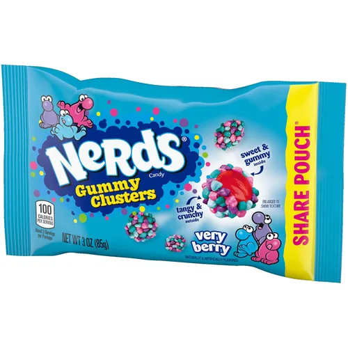 Miniatura 3 de Nerds Gummy Clusters Very Berry Bolsas de 3 oz - Caja de 12