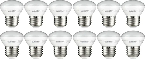 Miniatura 10 de Sunlite Mini bombillas LED R14, 4 vatios (equivalente a 25 W), 250 lúmenes, base mediana (E26), regulable, certificación ETL, blanco cálido de 3000