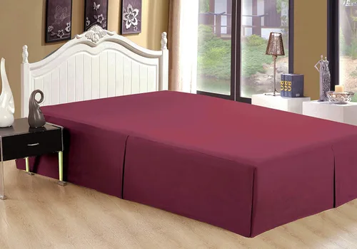 Miniatura 9 de Marina Decoration Falda de cama ultrasuave y sedosa de calidad de hotel para todas las estaciones, bolsillo profundo, caída de 16 pulgadas, rayón