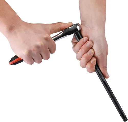 Miniatura 7 de MIXPOWER Juego de barras de extensión de 9 piezas, extensión de zócalo de 1/4", 3/8" y 1/2", acero al cromo vanadio premium con acabado de fosfato