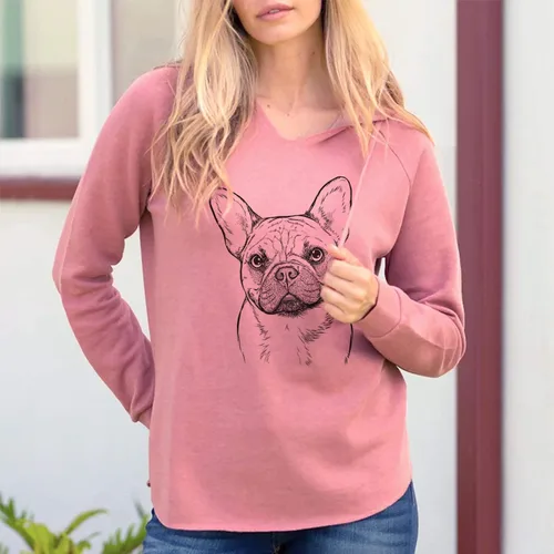 Miniatura 3 de Inkopious Chew The French Bulldog - Sudadera con capucha para mujer Cali Wave