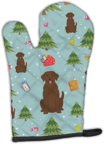 Miniatura 285 de Caroline's Treasures BB2732OVMT Dog House Collection Border Collie - Guante de horno grueso resistente al calor para sartenes calientes y horno