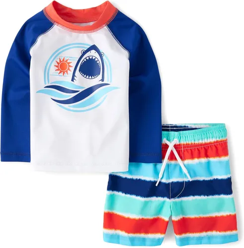 Miniatura 7 de The Children's Place Conjunto de 2 piezas de camiseta de manga larga para bebés y niños pequeños