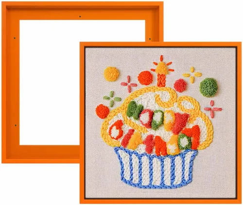 Miniatura 40 de Marco flotante para pintura en lienzo de 5 x 7 pulgadas con 0.6 a 0.8" de profundidad, paquete de 3 marcos flotantes para impresiones en lienzo