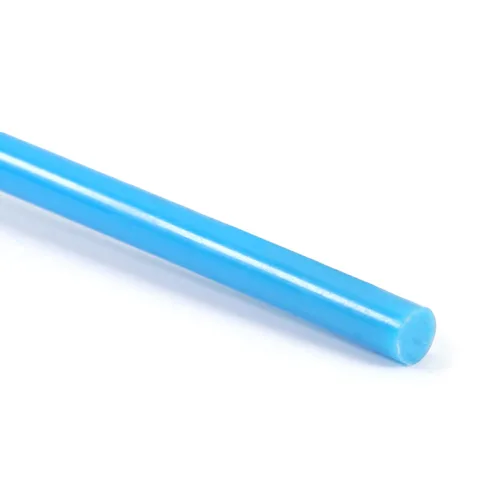 Aicosineg Varilla redonda de plástico de polioximetileno barras de ingeniería sólido POM Stick azul 0.24 x 39.37 pulgadas (D x L) 1 unidad