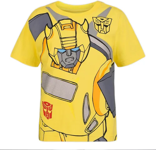 Miniatura 2 de Transformers Bumblebee and Optimus Prime Boys 4 Pack T-Shirts for Little Kids - BlueYellowBlackRed