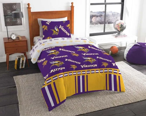 Miniatura 10 de Northwest NFL Unisex-Adult Rotary Bed in a Bag Set Rotatorio