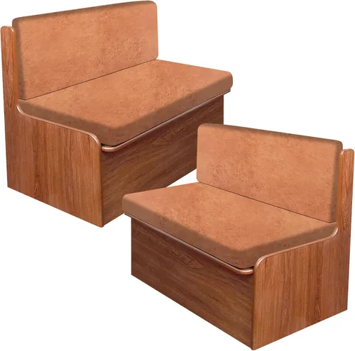 Miniatura 121 de Fundas de cojín tipo cuero para sofá, juego de fundas protectoras de muebles para sillón seccional, sofá biplaza de tela de elastano elástica