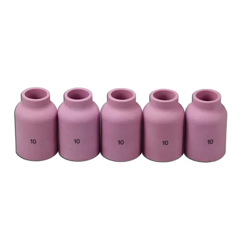 Miniatura 6 de RIVERWELD TIG - Boquilla de alúmina con lente de gas, vasos de cerámica Jumbo de gran diámetro 53N87 12# 3/4 pulgadas 53N88 5/8 pulgadas #10 53N89
