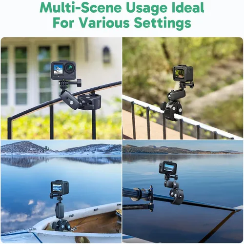 Miniatura 2 de AKASO Brave 7 LE - Kit de accesorios para cámara de acción y abrazadera universal para manillar