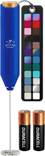 Miniatura 36 de Zulay Kitchen - Batidor eléctrico de mano para café, lattes, capuchinos, matcha y chocolate caliente, mezclador portátil para bebidas, accesorio