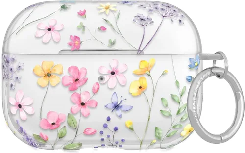 Miniatura 47 de Velvet Caviar Compatible with AirPods Pro Case 2nd and 1st Generation - Cute Protective Hard Cover for Women - Blue Aquamarine Polka Dot