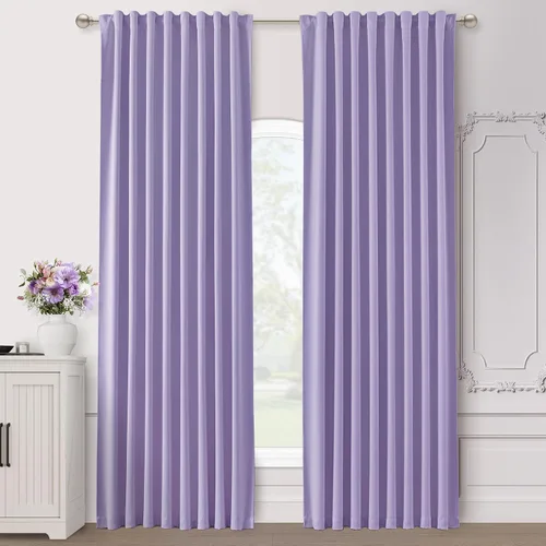 Miniatura 36 de SHINELAND Cortinas opacas cortas para ventanas de dormitorio, cortinas de baño, 45 pulgadas de largo
