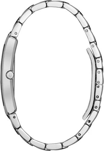 Miniatura 11 de Bulova Reloj clásico de cuarzo rectangular de 2 manecillas para hombre