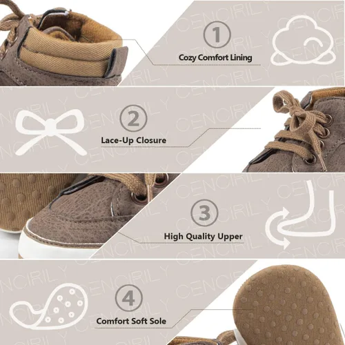 Miniatura 3 de KaKaKiKi - Tenis de lona para bebé, infante, niños, tenis con suela de goma antideslizante, tenis de caramelo caminantes, primerizos, precaminando