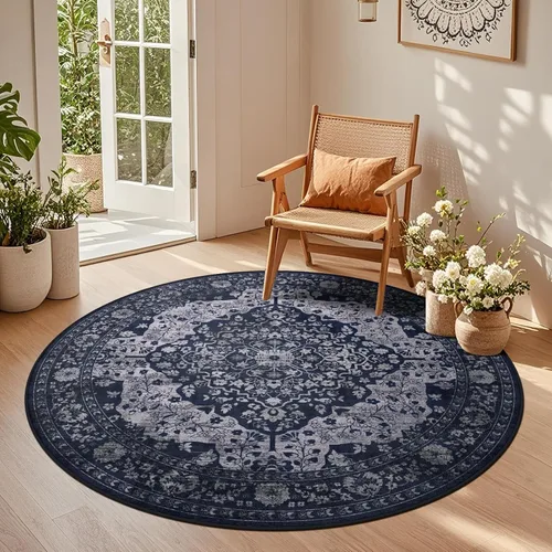 Miniatura 28 de nesrt Alfombra bohemia lavable de 2 x 10 pies, suave, antideslizante, extra larga, alfombra de cocina, color negro, vintage, geométrico, camino