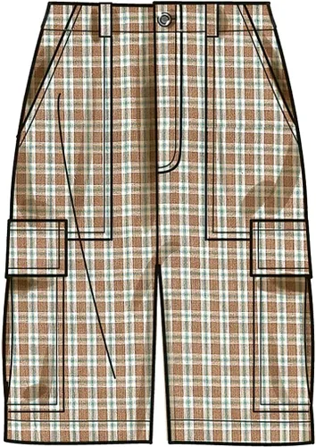 Miniatura 7 de Simplicity Kit de patrón de costura para hombre, pantalones cargo y pantalones cortos de punto, código de diseño S9718, tallas 38-40-42-44-46