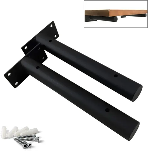 Soporte flotante de pared para decoración de pared, soporte oculto montado en la pared, soportes de almacenamiento de oficina en casa para estantes,