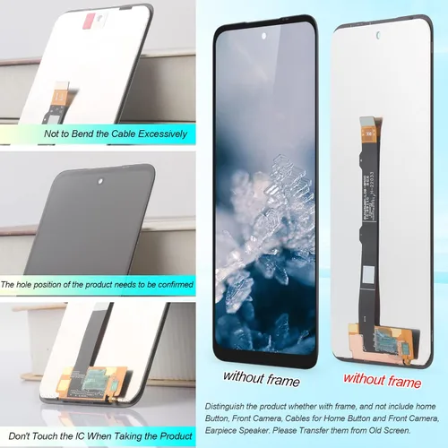 Miniatura 5 de Pantalla para Motorola Moto G 5G 2022 Reemplazo de pantalla LCD para Motorola Moto G 5G XT2213-3 XT2213DL XT2213 Pantalla táctil digitalizador