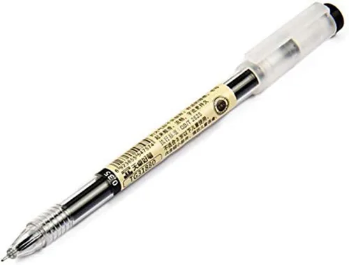 Miniatura 5 de BEMLP Bolígrafo de tinta de gel de punta extra fina de 0.014 in, color negro, para oficina japonesa, escuela, papelería, suministro, 12