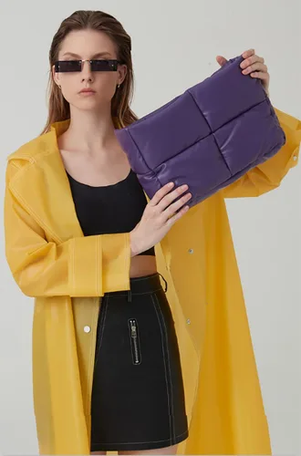 Miniatura 5 de Bolsas hobo para mujer, suaves, acolchadas, con relleno, con asa superior, cuadradas, sólidas, bolsas de mano