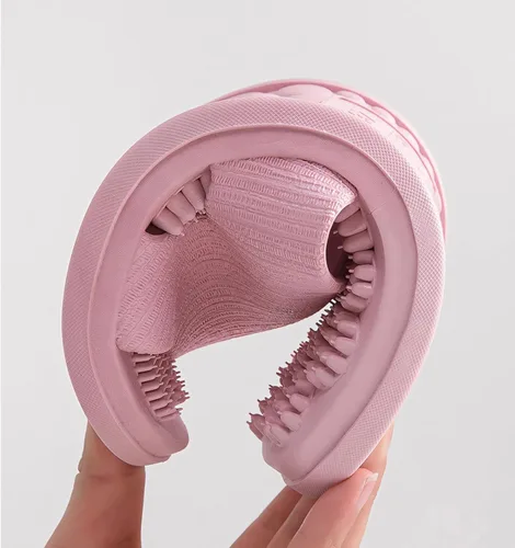 Miniatura 5 de Acupressure Massage Slippers Therapeutic Reflexology Sandals for Foot Acupoint Massage Shiatsu Arch Pain Relief Non-Slip Massage Shoes for Bath Azul