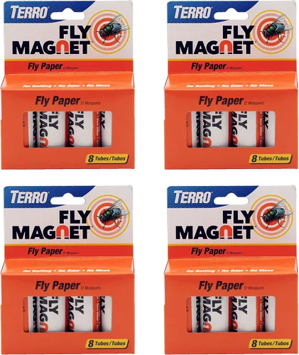 Miniatura 11 de TERRO Imán para moscas T518 para interiores, paquete de 8 unidades, trampa adhesiva para moscas para colgar en interiores