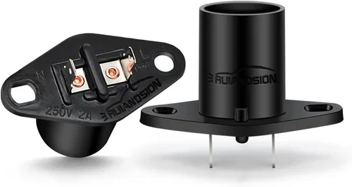 Miniatura 20 de Ruiandsion Bombilla de microondas Z187 T170 Soporte Base Reemplazo para Horno Universal Microondas Pera Lámpara Socket-W01
