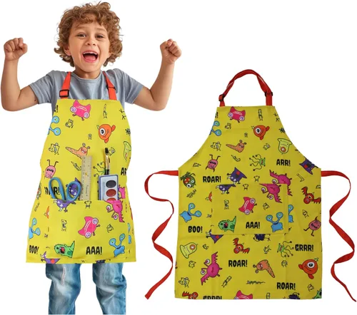 Miniatura 15 de Delantal para niños - cocina, jardinería, artista, pintura, limpieza, horneado, cerámica, chef, cocina, regalo para niños, niñas