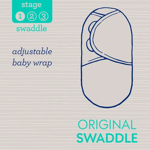 Miniatura 8 de SwaddleMe - Manta original para bebé, talla S/M, de 0 a 3 meses, paquete de 5 (diseño de amapolas bonitas)