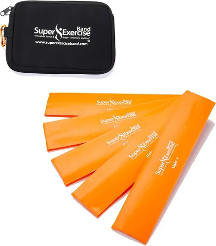 Miniatura 9 de Mini bandas de bucle extra largas sin látex de 14 x 3 pulgadas de EE. UU. en 3, 5, 10 paquetes de 10 unidades. 10 fortalezas para entrenamiento