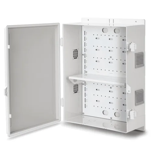 Miniatura 19 de Namunanee - Caja de conexiones eléctricas para exterior, recinto resistente al agua de ABS con panel de montaje interno y tapa con bisagras, 9.2" H