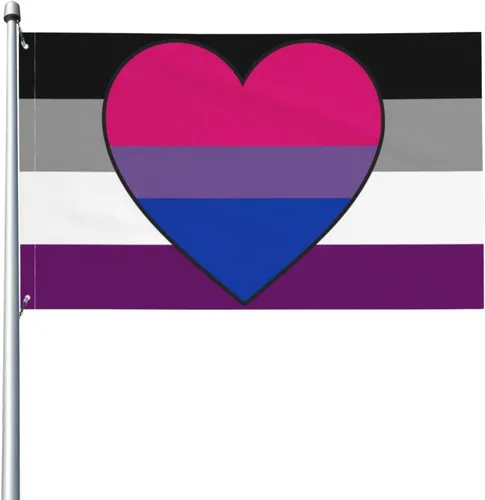 Miniatura 11 de Sapphic - Bandera de orgullo rosa para fiesta de bienvenida al aire libre, decoración exterior para el hogar, casa, jardín, patio, bandera grande
