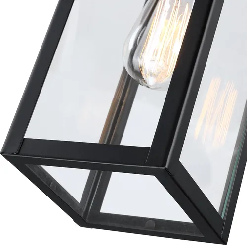Miniatura 4 de 13 Inch Outdoor Pendant Light Dusk to Dawn Hanging Porch Light for Entrance Front Door Photocell Pendant Lights for Porch Dusk to Dawn Hanging
