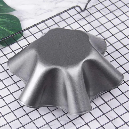 Miniatura 4 de Juego de moldes para tortillas, paquete de 6 moldes de acero al carbono antiadherentes para ensalada de tacos para tortillas, moldes para hornear